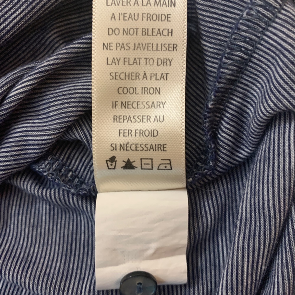 Max Studio handkerchief button front 3/4 roll-tab sleeve - Picture 8 of 8